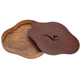 Bamboo Tea Tray Chinese Style Teaboard Serving Tray Box for Kungfu Tea Set Tearoom Supplies
