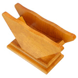 Coffee Filter Paper Holder Countertop Reusable V shaped Wooden Storage Container Dispenser - 45-Degree Angle