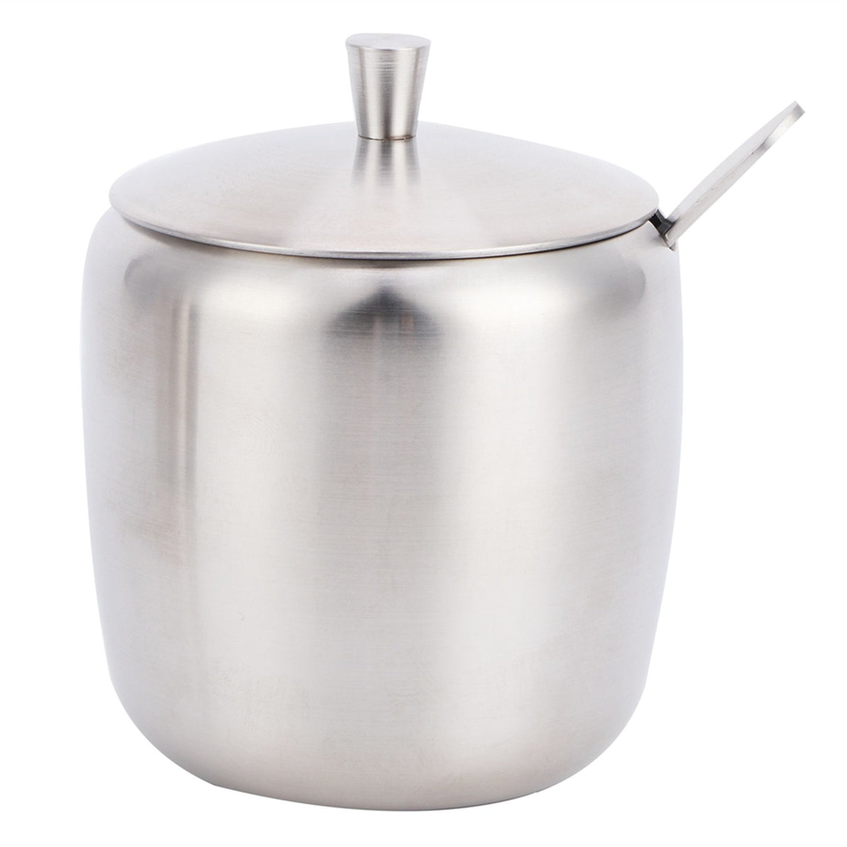 304 Stainless Steel Condiment Pot Spice Container Salt Sugar Box Storage Spice Rack Set