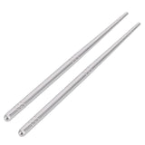 1 Pair Chopsticks 304 Stainless Steel Chopsticks Tableware Cutlery Kitchen Accessory 17.5cm