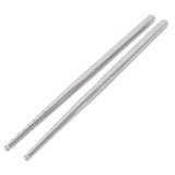 1 Pair Chopsticks 304 Stainless Steel Chopsticks Tableware Cutlery Kitchen Accessory 17.5cm - 45-Degree Angle