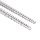 1 Pair Chopsticks 304 Stainless Steel Chopsticks Tableware Cutlery Kitchen Accessory 17.5cm - Extra Image
