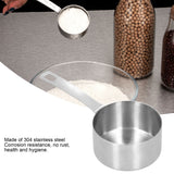 304 Stainless Steel Measuring Cup Kitchen Baking Measuring Spoon with Scale Cooking Accessories1/2cup