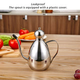 1L Oil Dispenser 304 Stainless Steel Oil Bottle Vinegar Pot Home Kitchen Storage Container