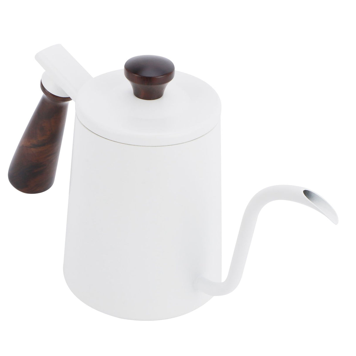 700ml Hand Drip Coffee Pot 304 Stainless Steel Long Spout Coffee Making Kettle with Wooden Handle