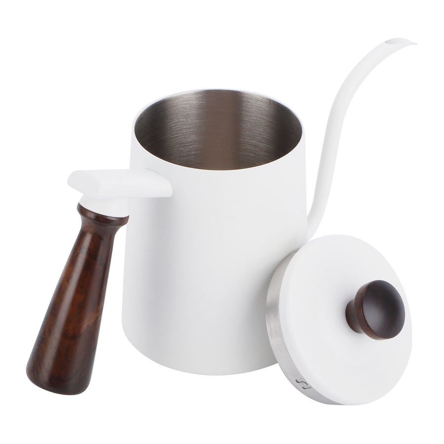 700ml Hand Drip Coffee Pot 304 Stainless Steel Long Spout Coffee Making Kettle with Wooden Handle