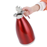 2L Vacuum Jug Bottle Stainless Steel Thermal Kettle Tea Pot Household Double Wall Insulated JugFlat Stopper 2L