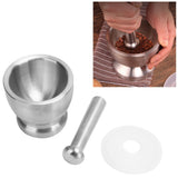 Garlic Press Chopper 304 Stainless Steel Manual Spice Herb Grinder Kitchen Accessory