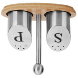 Stainless Steel Condiment Container Pot Seasoning Box Set Spice Pepper Jar Kitchen Cooking Tool