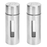 Stainless Steel Condiment Seasoning Container Pots Set with Spice Rack for Dining Room Supplies