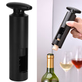 Manual Wine Bottle Opener Corkscrew Kitchen Bar Wine Opening Tool Accessories Black