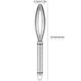 Fish Scaler Stainless Steel Fish Scraper Fish Scale Remover Scraping Removing Tool Kitchen Tool