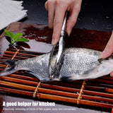 Fish Scaler Stainless Steel Fish Scraper Fish Scale Remover Scraping Removing Tool Kitchen Tool - Extra Image