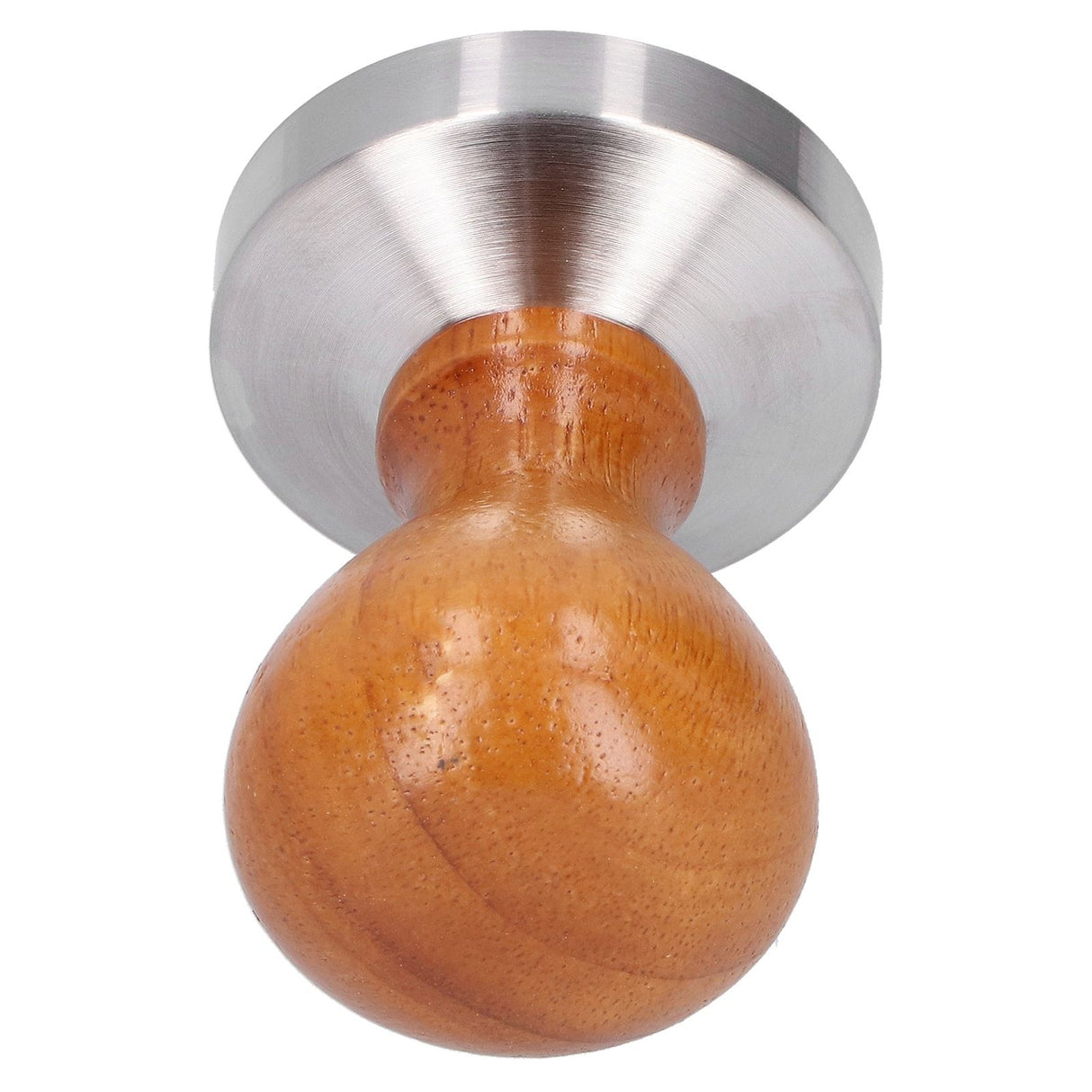 58mm Stainless Steel Coffee Powder Hammer Tamper with Wood Handle Coffee Accessories