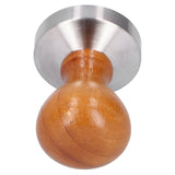 58mm Stainless Steel Coffee Powder Hammer Tamper with Wood Handle Coffee Accessories