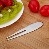 Fruit Fork Stainless Steel Cake Dessert Salad Appetizer Fork Dinnerware Kitchen Utensils1Pc