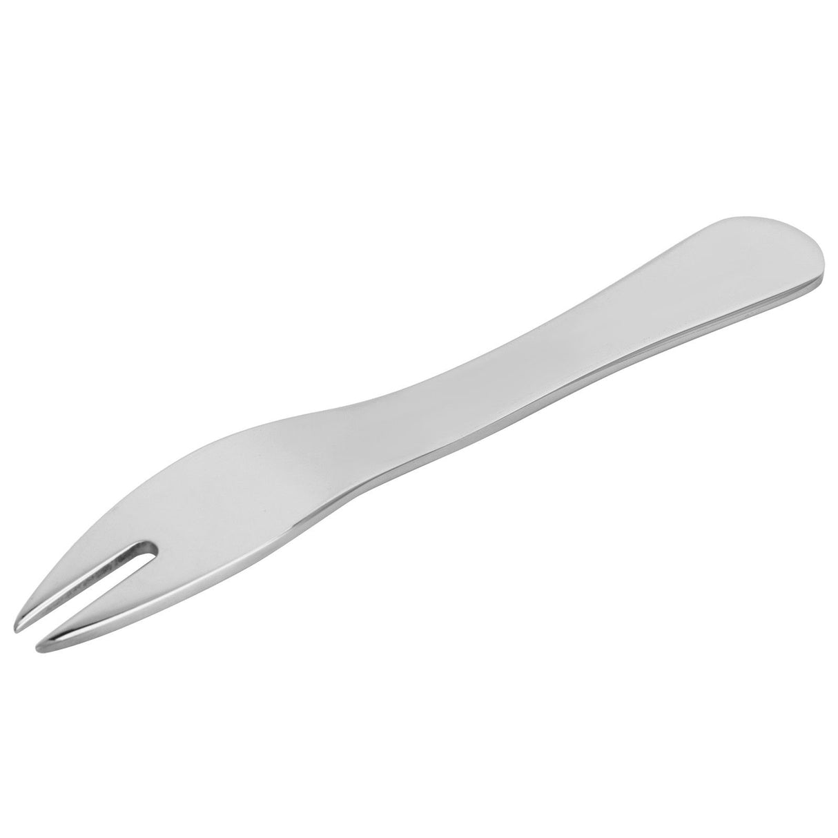 Fruit Fork 304 Stainless Steel Lovely Mini Dessert Fork for Cake Party Restaurant HotelStainless Steel Color 1Pc