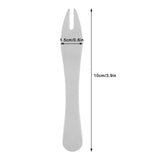 Fruit Fork 304 Stainless Steel Lovely Mini Dessert Fork for Cake Party Restaurant HotelStainless Steel Color 1Pc - Extra Image