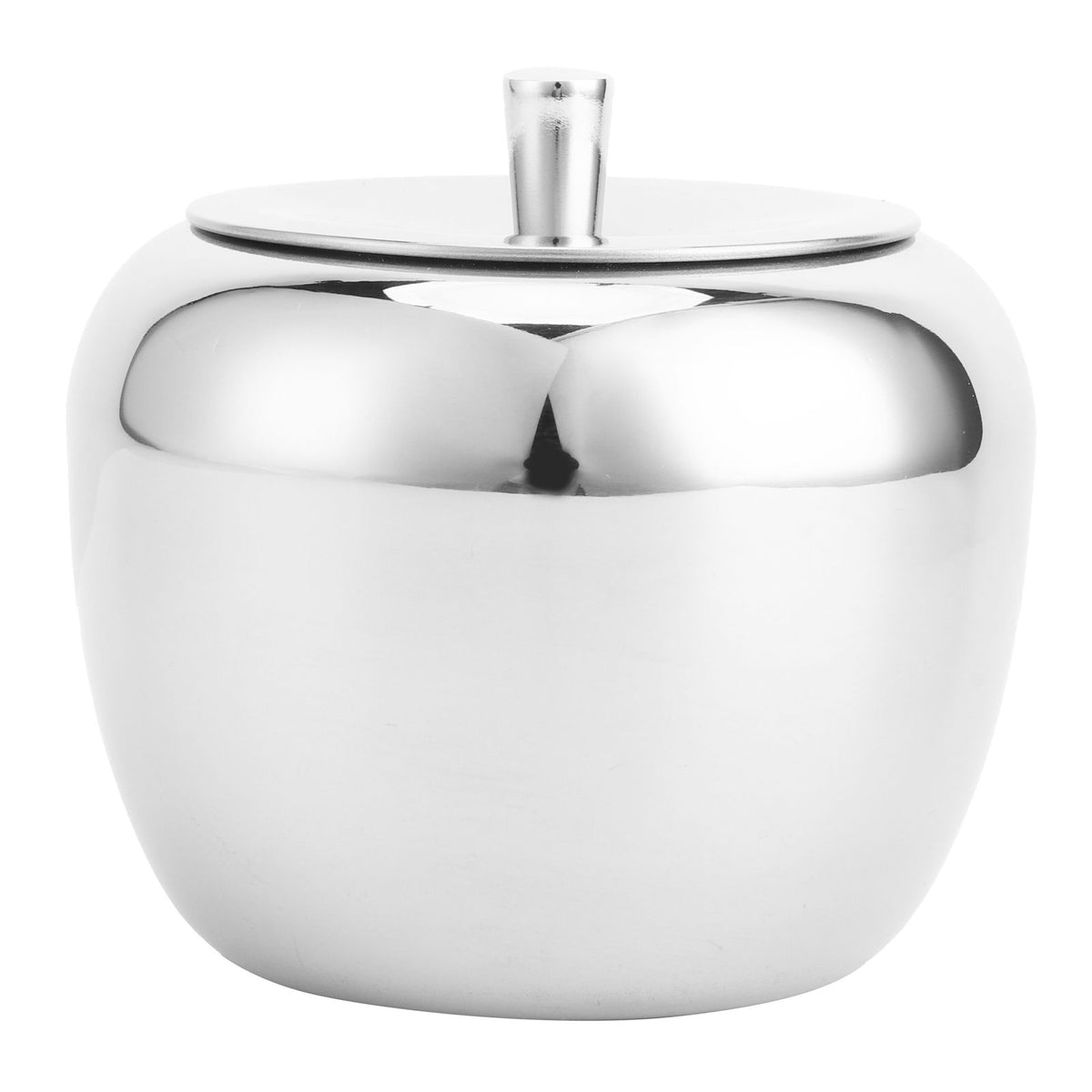 Stainless Steel Sugar Jar Seasoning Jar Spice Container with Lid and Spoon Home Kitchen Tool