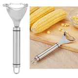 Corn Stripper Peeler Thresher Tool Stainless Steel Kernel Cutter Kitchen Utensils Gadgets - Extra Image