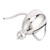 Oil Dispenser Stainless Steel Oil Bottle Leakproof Vinegar Pot Kitchen Storage Container0.25L