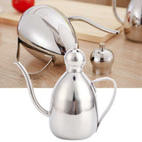 Oil Dispenser Stainless Steel Oil Bottle Leakproof Vinegar Pot Kitchen Storage Container0.25L