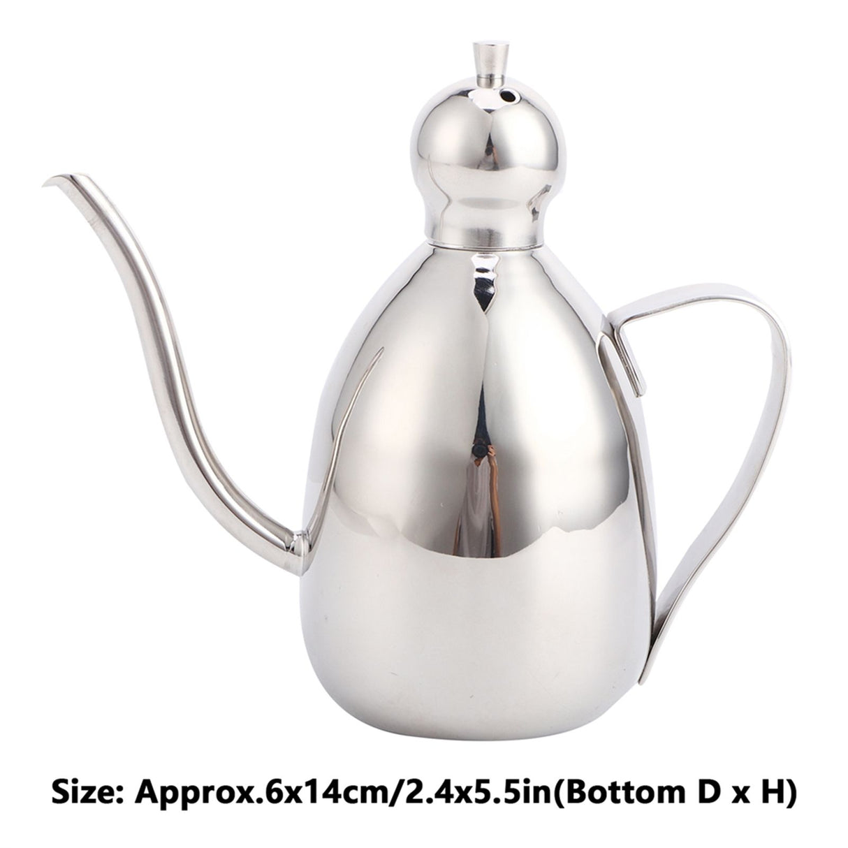 Oil Dispenser Stainless Steel Oil Bottle Leakproof Vinegar Pot Kitchen Storage Container0.25L
