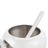 Stainless Steel Condiment Seasoning Containers Pots Set Salt Pepper Sugar Storage Organizers