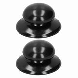 2Pcs Pot Lid Knob with Screws Universal Pan Cover Handle Accessory for Kitchen Cookware - 45-Degree Angle