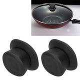 2Pcs Pot Lid Knobs Replacement Pan Cover Holding Handle with Screw Cookware Accessories