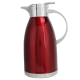 2L Thermal Jug DoubleWall Stainless Steel Vacuum Insulation Kettle for Coffee Tea(Red )
