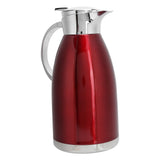 2L Thermal Jug DoubleWall Stainless Steel Vacuum Insulation Kettle for Coffee Tea(Red )
