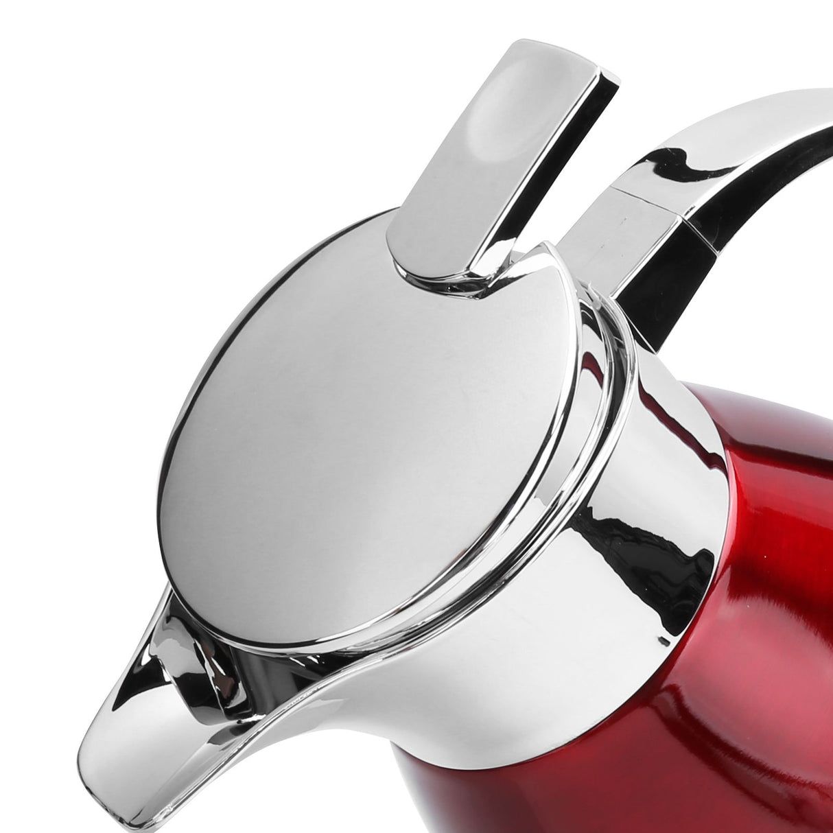 2L Thermal Jug DoubleWall Stainless Steel Vacuum Insulation Kettle for Coffee Tea(Red )