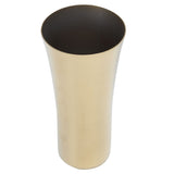 Stainless Steel Decorative Water Cup Beer Cold Drink Juice Mug Home Restaurant DecorGold 395ml