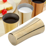 Stainless Steel Decorative Water Cup Beer Cold Drink Juice Mug Home Restaurant DecorGold 395ml