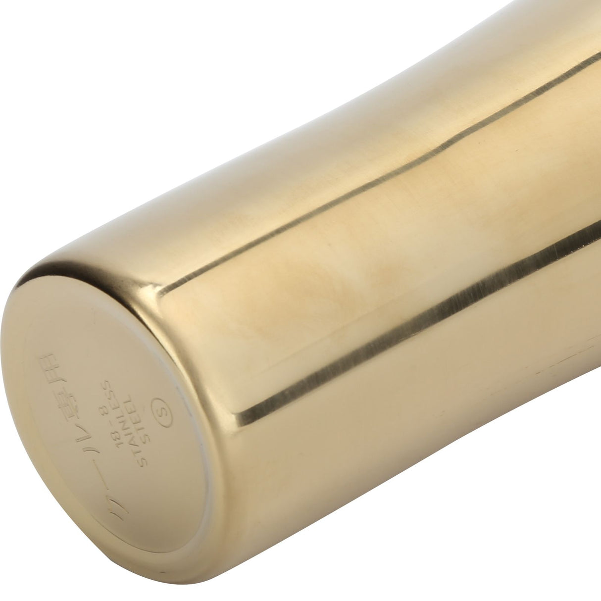 Stainless Steel Decorative Water Cup Beer Cold Drink Juice Mug Home Restaurant DecorGold 395ml