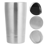 Coffee Mug Portable 304 Stainless Steel Drinking Cup for Picnic Barbecue Mountain Climbing - Low Angle