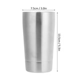 Coffee Mug Portable 304 Stainless Steel Drinking Cup for Picnic Barbecue Mountain Climbing