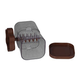 Manual Nut Chopper Effortless Easy to Clean Hand Crank Nut Grinder for Almonds Hazelnuts PecansCoffee - Low Angle