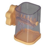 Manual Nut Chopper Effortless Easy to Clean Hand Crank Nut Grinder for Almonds Hazelnuts PecansYellow