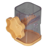 Manual Nut Chopper Effortless Easy to Clean Hand Crank Nut Grinder for Almonds Hazelnuts PecansYellow