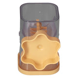 Manual Nut Chopper Effortless Easy to Clean Hand Crank Nut Grinder for Almonds Hazelnuts PecansYellow