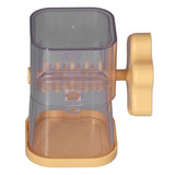 Manual Nut Chopper Effortless Easy to Clean Hand Crank Nut Grinder for Almonds Hazelnuts PecansYellow
