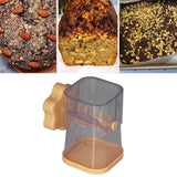 Manual Nut Chopper Effortless Easy to Clean Hand Crank Nut Grinder for Almonds Hazelnuts PecansYellow