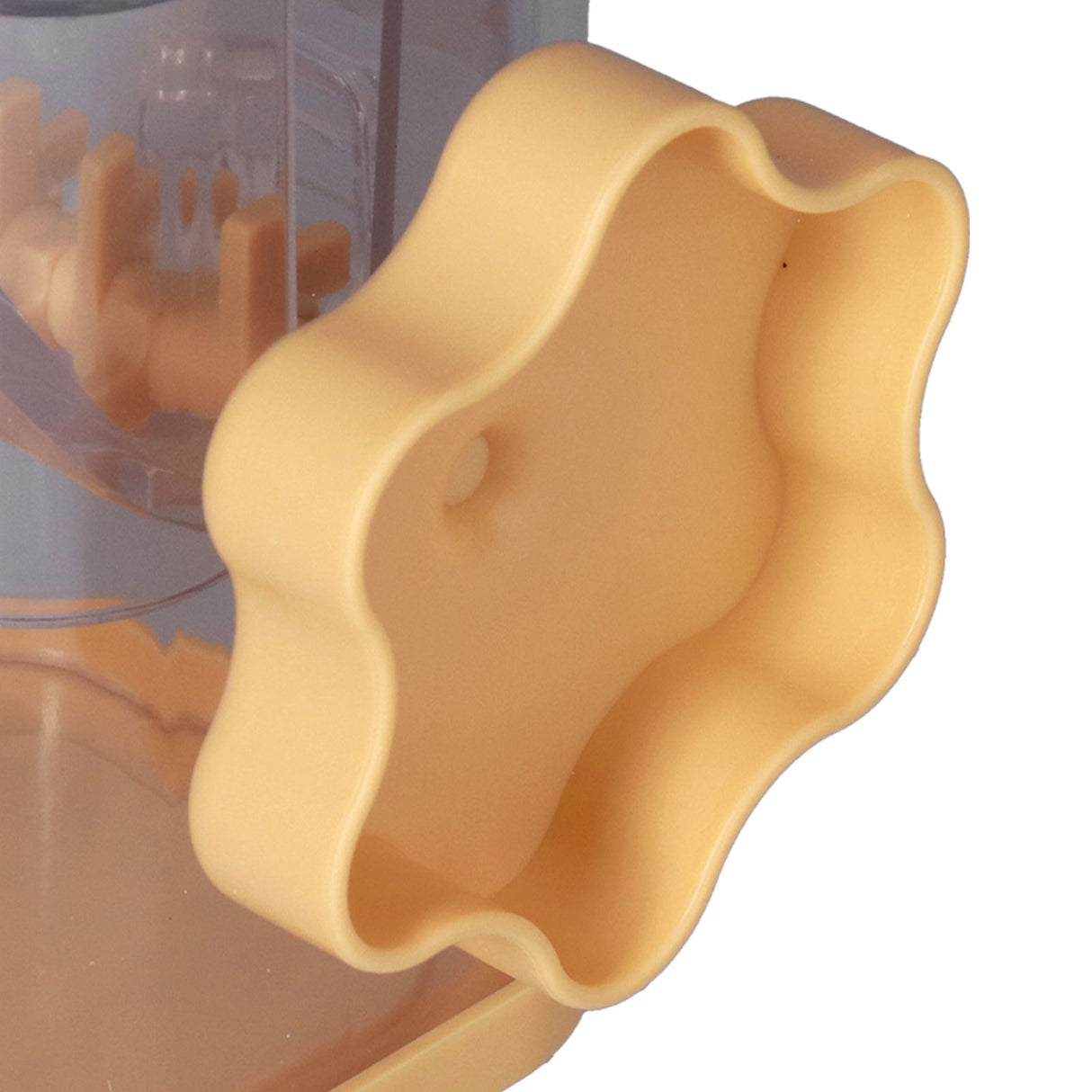 Manual Nut Chopper Effortless Easy to Clean Hand Crank Nut Grinder for Almonds Hazelnuts PecansYellow