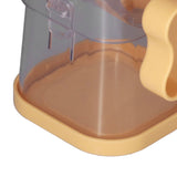 Manual Nut Chopper Effortless Easy to Clean Hand Crank Nut Grinder for Almonds Hazelnuts PecansYellow - Extra Image