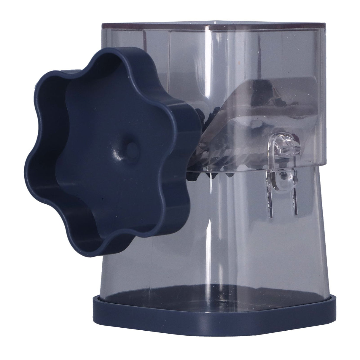 Manual Nut Chopper Effortless Easy to Clean Hand Crank Nut Grinder for Almonds Hazelnuts PecansNavy Blue
