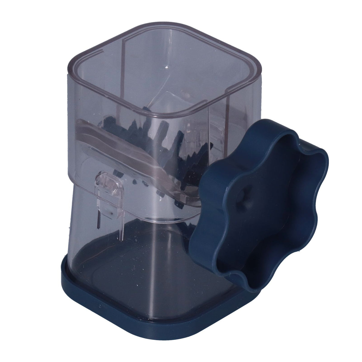 Manual Nut Chopper Effortless Easy to Clean Hand Crank Nut Grinder for Almonds Hazelnuts PecansNavy Blue