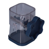 Manual Nut Chopper Effortless Easy to Clean Hand Crank Nut Grinder for Almonds Hazelnuts PecansNavy Blue