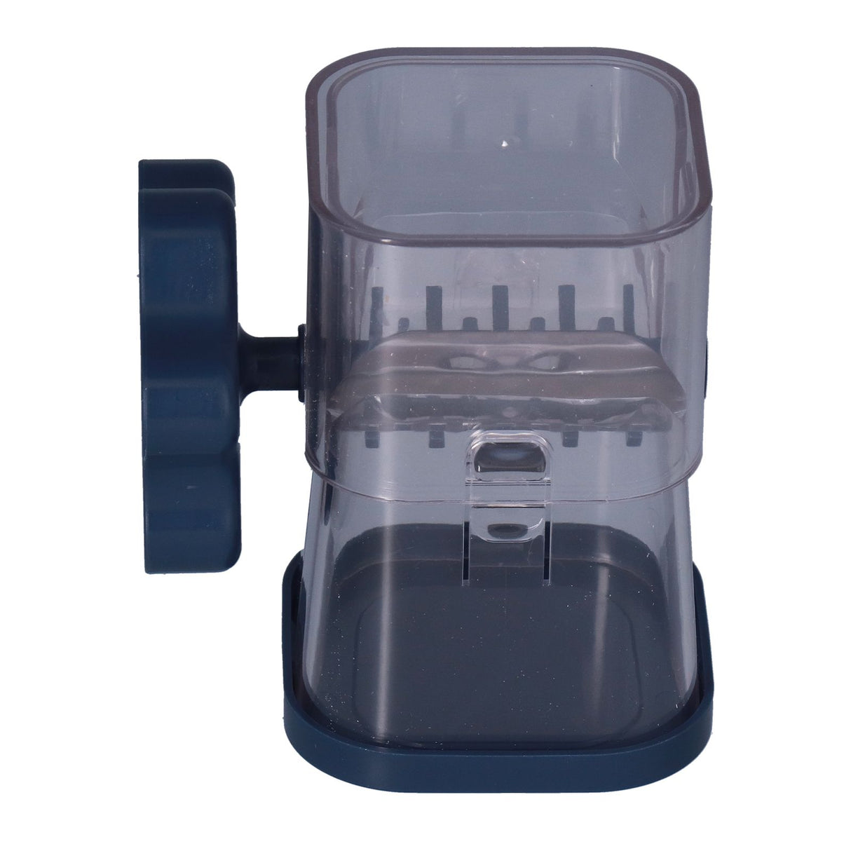 Manual Nut Chopper Effortless Easy to Clean Hand Crank Nut Grinder for Almonds Hazelnuts PecansNavy Blue